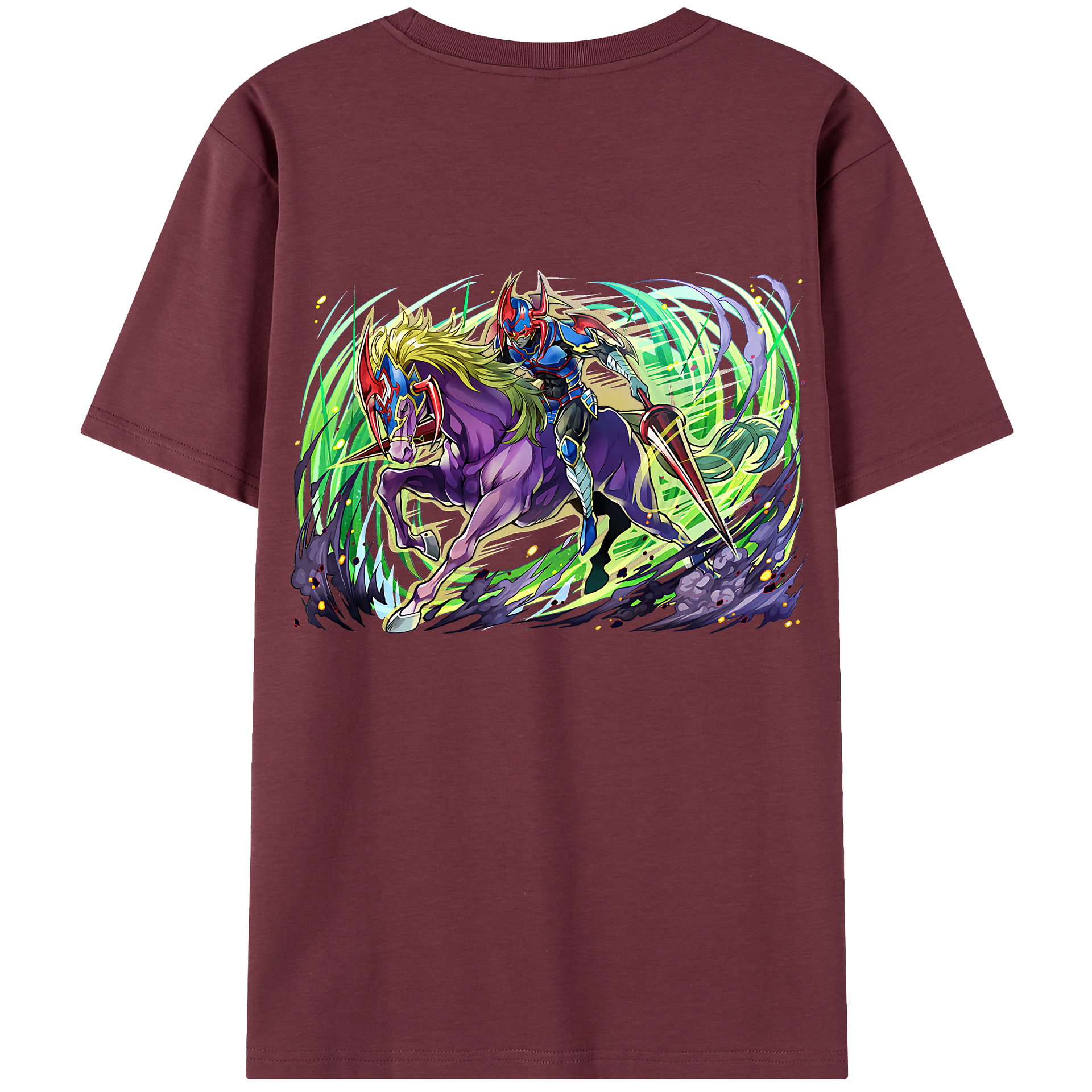 （画像用） 遊☆戯☆王 Yu-Gi-Oh! 綿100％半袖Tシャツ（背面プリント）
